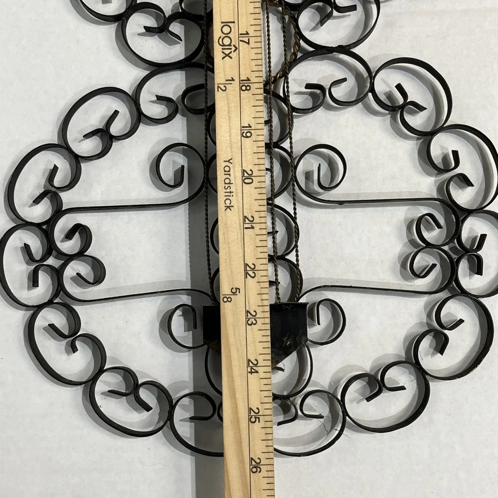Vintage Guitar Metal Scrollwork Wall‎ Hanging Decoration 27